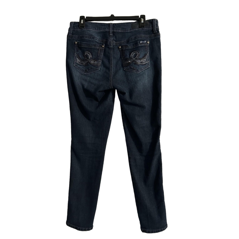 Seven7 Embroidered Stud Skinny Jeans
